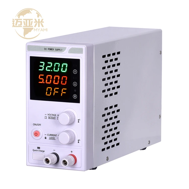 

MY-K3005MF 150W Adjustable AC DC Power Supplies Variable USB Interface Mobile Mini DC Power Supply 30V 5A for lab testing