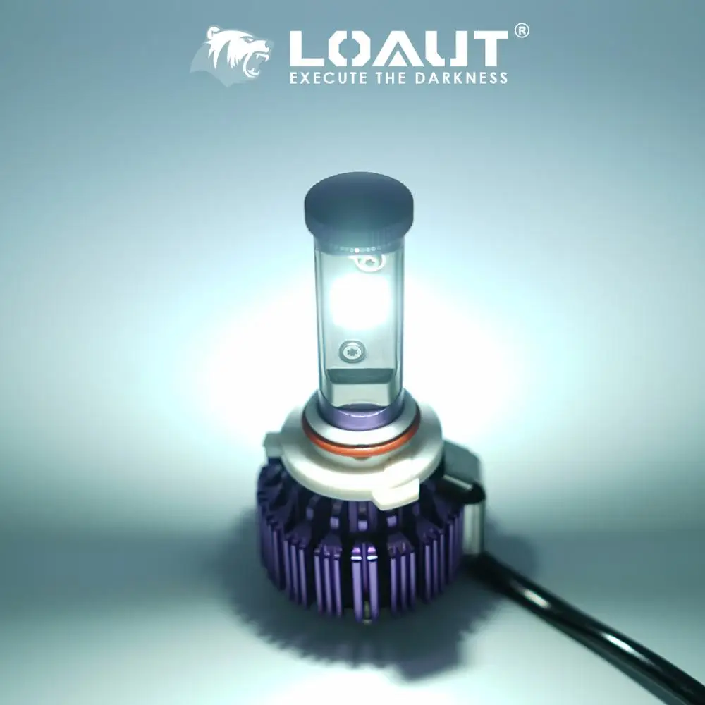 LOAUT супертурбосистема светодиодный 24V 12V H1 светодиодный фар автомобиля H8 H9 H11 9005 9006 HB3 HB4 помощи при парковке лампа 12000lm 80 Вт со светодиодными кристаллами для XHP70 лампы