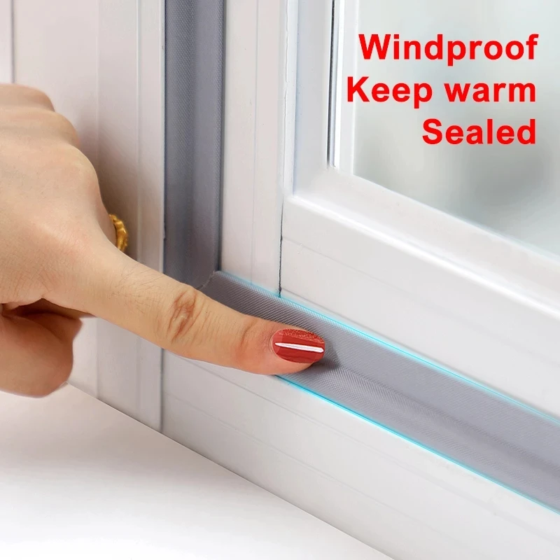

Wearable Door Window Sealing Strips Pu foam Self Adhesive Tape Waterproof Dustproof Sealing Tape Sound Insulation Tools