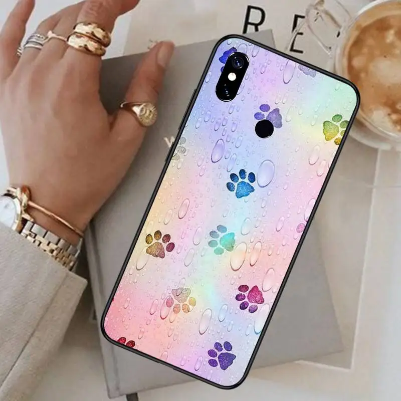 

Comic Dog Foot Paw Phone Case For Xiaomi Redmi 4x 5 plus 6A 7 7A 8 mi8 8lite 9 note 4 5 7 8 pro