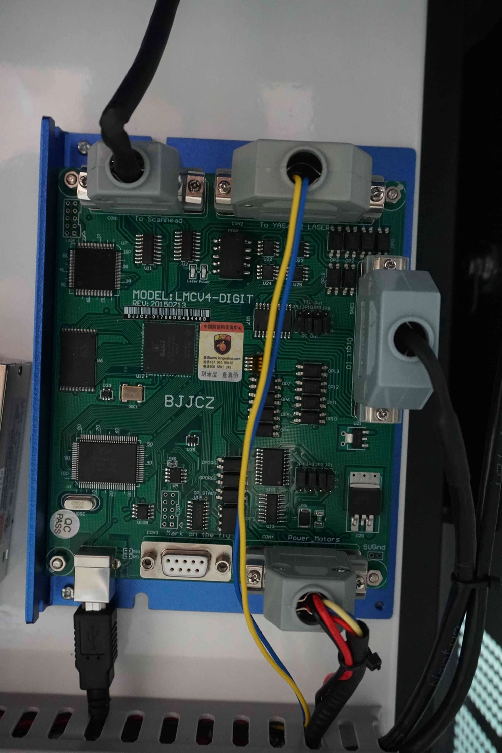 JCZ BJJCZ LMCV4-FIBER волокна DPSS EzCAD2 Лазерная Маркировочная карта