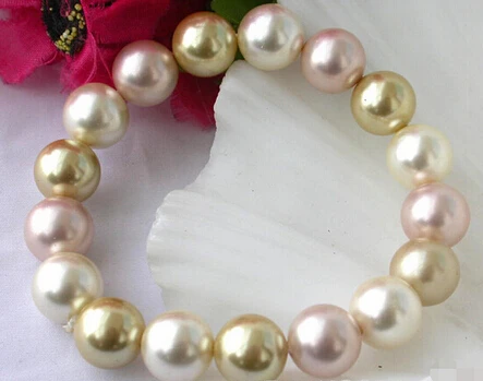 + 247 золотой розовый Южно-морской жемчужный браслет | Украшения и аксессуары