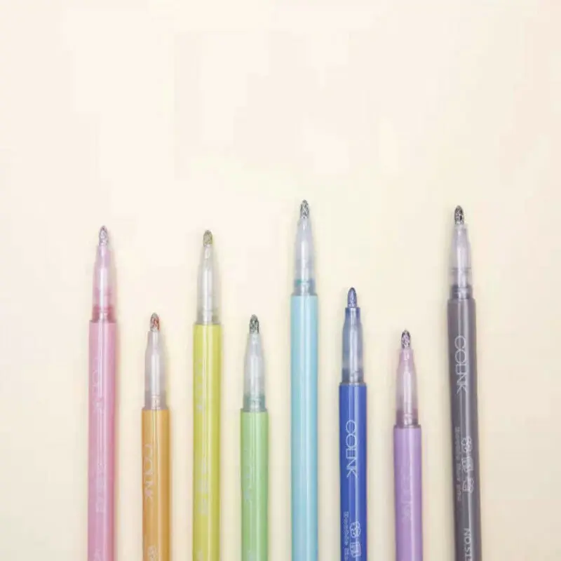 Двухрядная ручка металлический цвет волшебный контур маркер для творчества