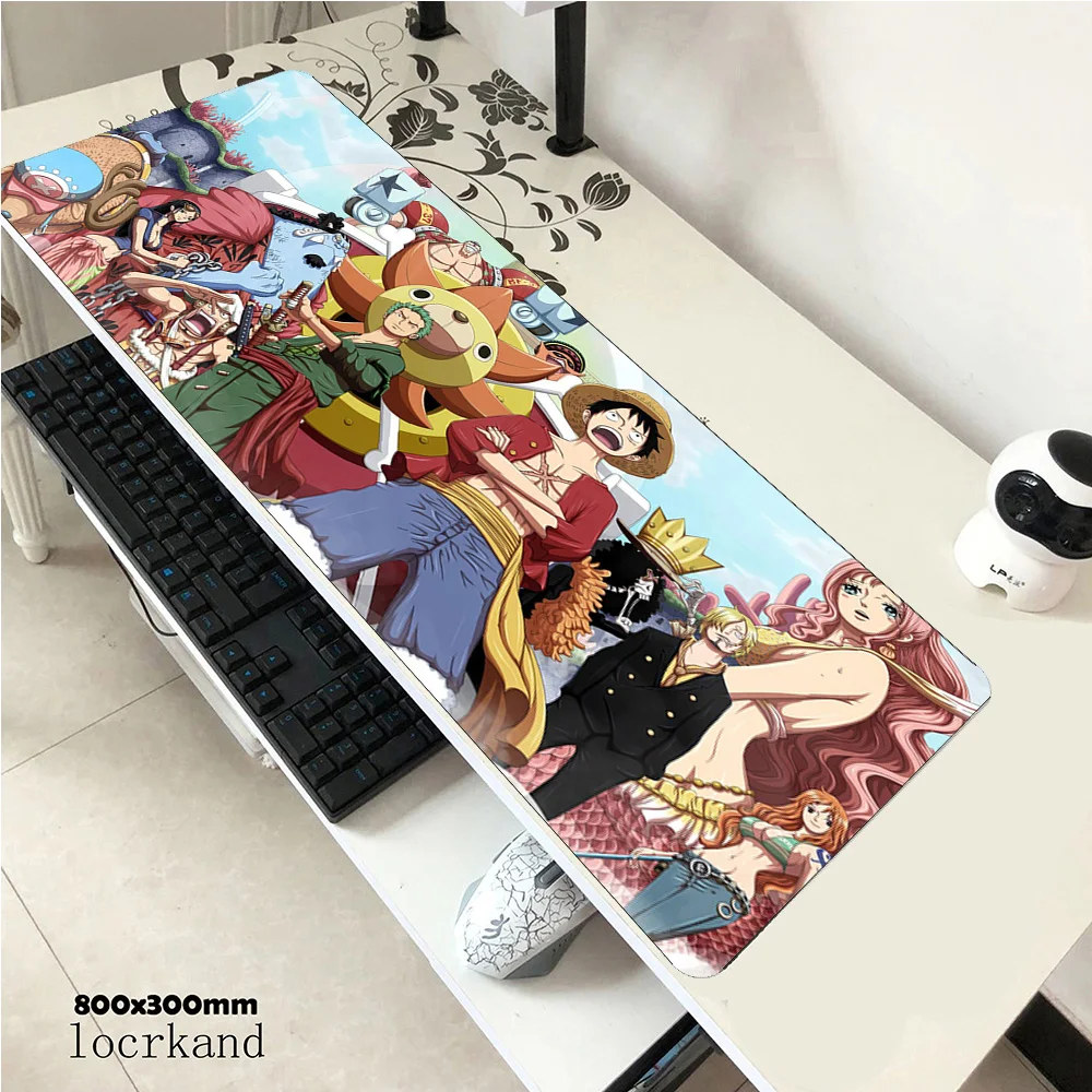 Большой игровой коврик для мыши Roronoa Zoro 800x300 мм Настольный ноутбука самый дешевый