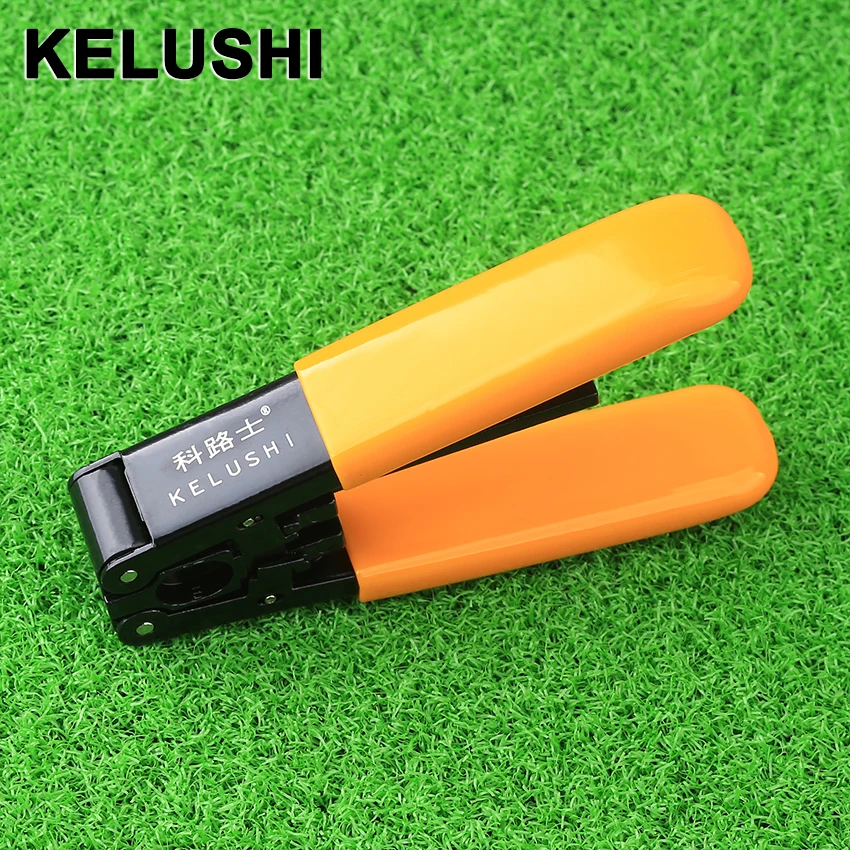KELUSHI оранжевые плоскогубцы для зачистки кабеля FTTH инструмент волоконно