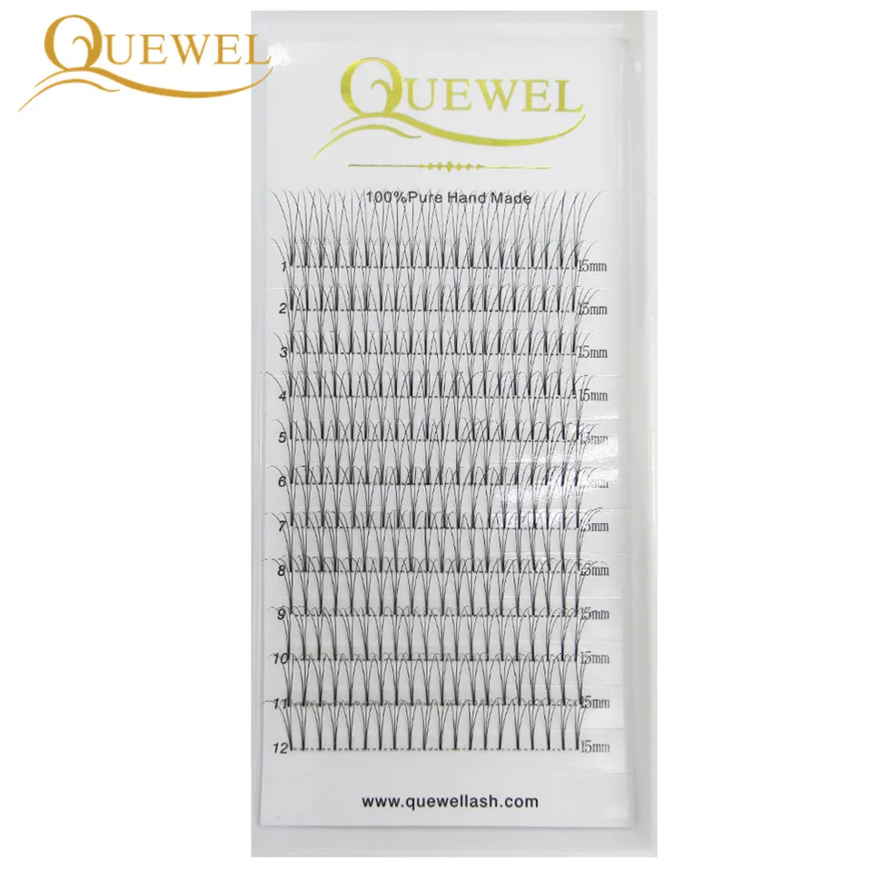 5 лотков готовые объемные вентиляторы ресницы профессиональные русские для