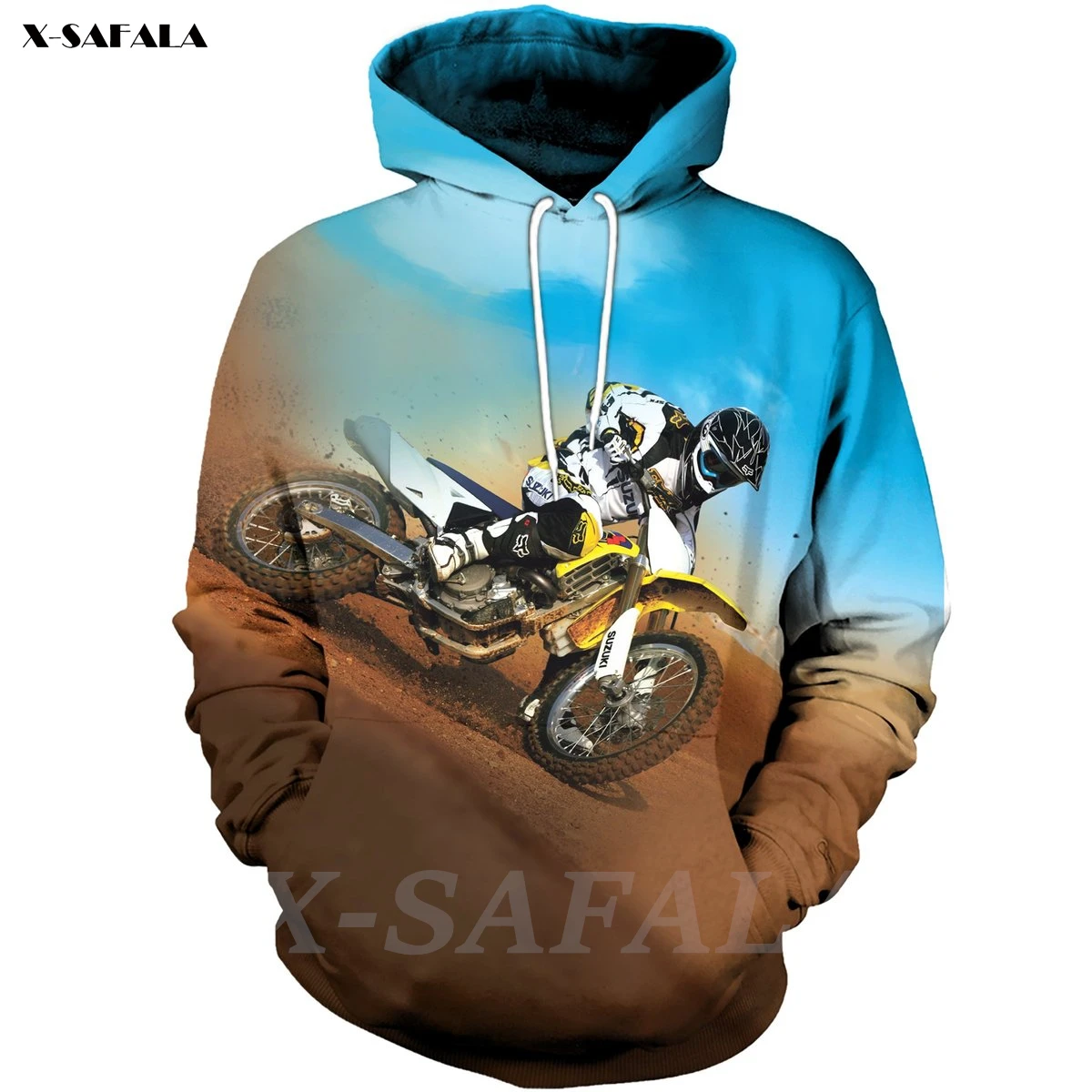 

Мужская Спортивная толстовка с 3D принтом, на молнии