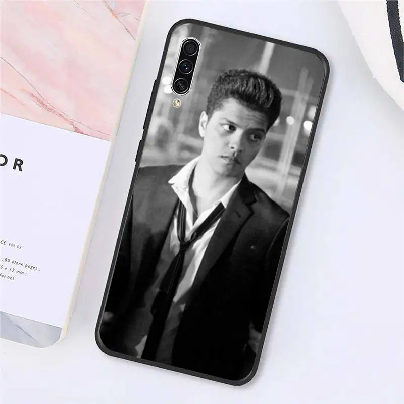 

Bruno Mars famous singer Phone Case For Samsung galaxy S 9 10 20 A 10 21 30 31 40 50 51 71 s note 20 j 4 2018 plus Luxury brand