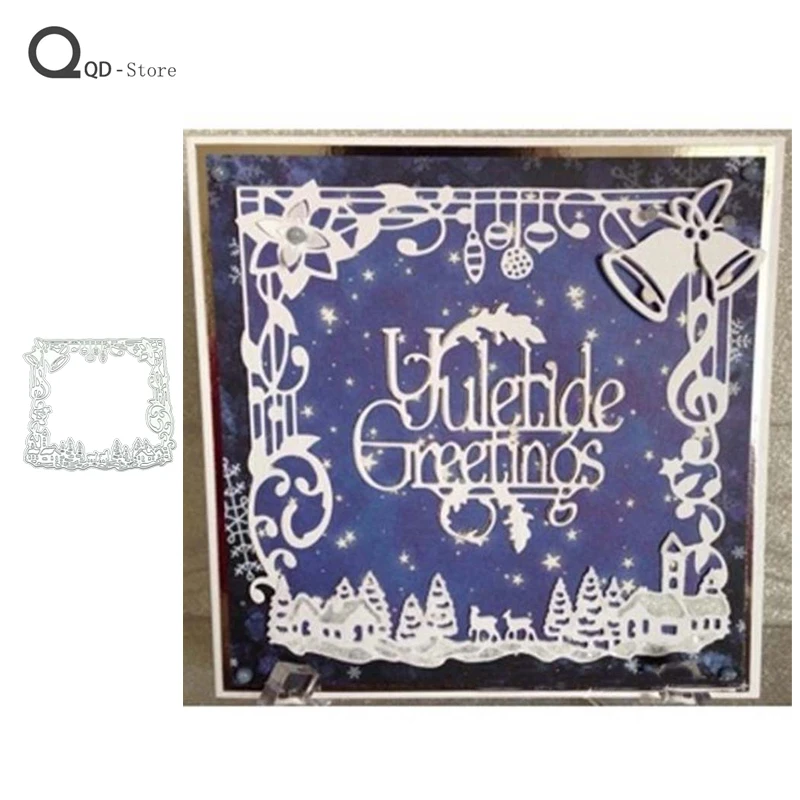 

Background Box Metal Cutting Dies Scrapbook Handmade Tools DIY Card Make Mould Model Craft Decoration New 2021 Wholesale