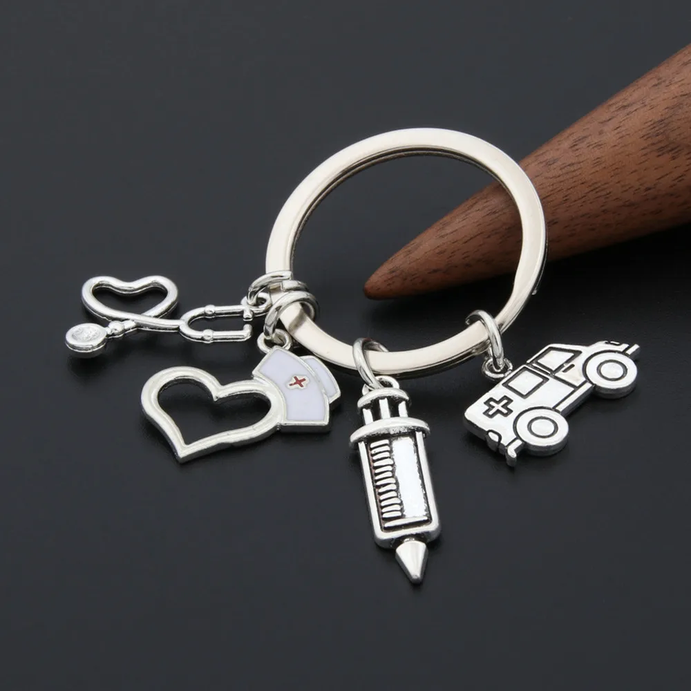 Медицинский брелок для экстренной помощи 1 шт. стетоскоп медсестры подарок на