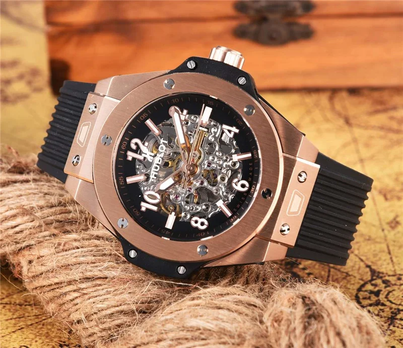 

HB 2021 NEW Luxury Brand Mens Watches Mechanical Wristwatches Stainless Steel Strap men's wristwatch classic business dress