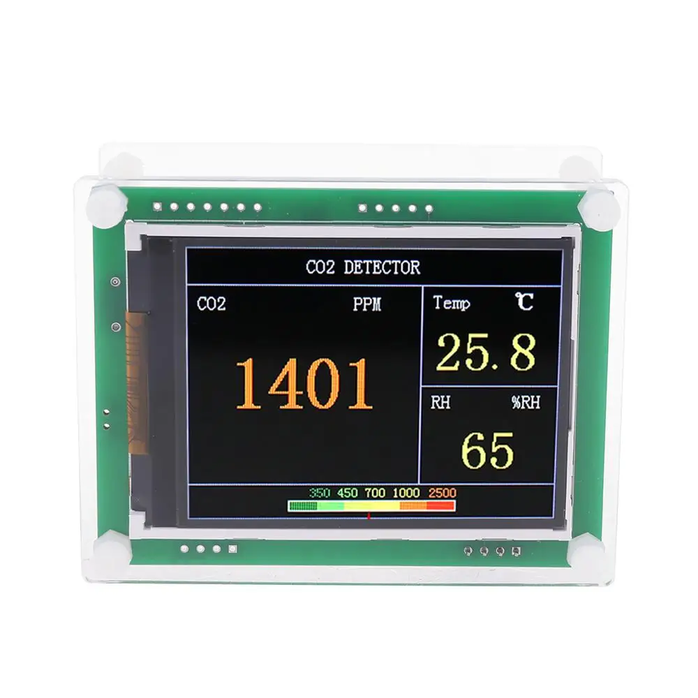 Автомобильный домашний цифровой СО2 метр детектор углекислого газа тестер
