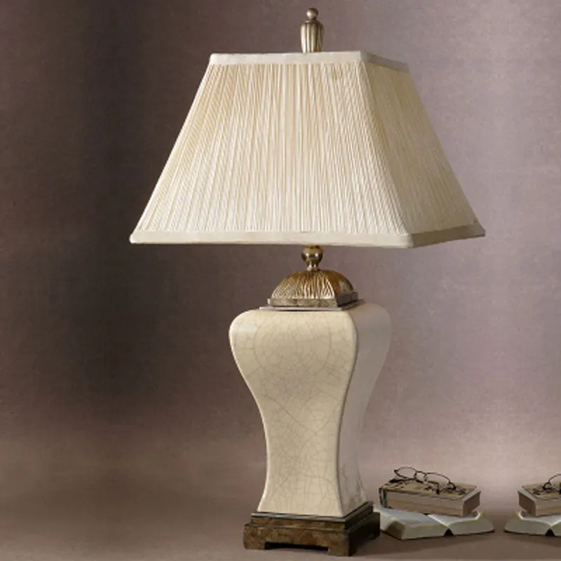 Настольная лампа, прикроватная лампа, керамическая лампа, настольные лампы для гостиной, декоративные светодиодные лампы для спальни