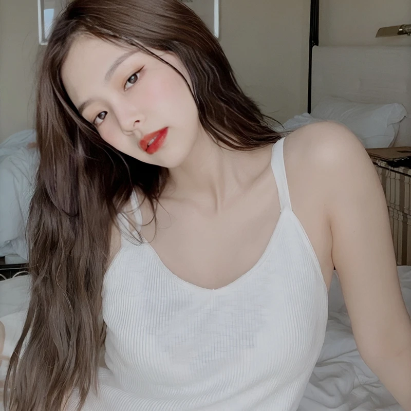 Женское трикотажное платье без рукавов kpop в Корейском стиле летнее модное