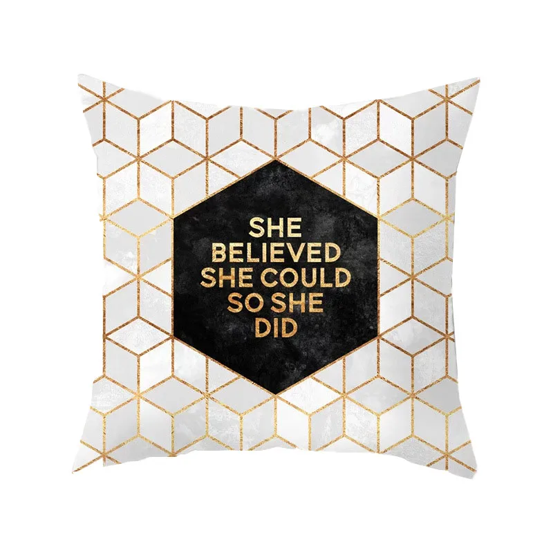 Искусственный высококачественный скандинавский диван Розовый чехол для подушки