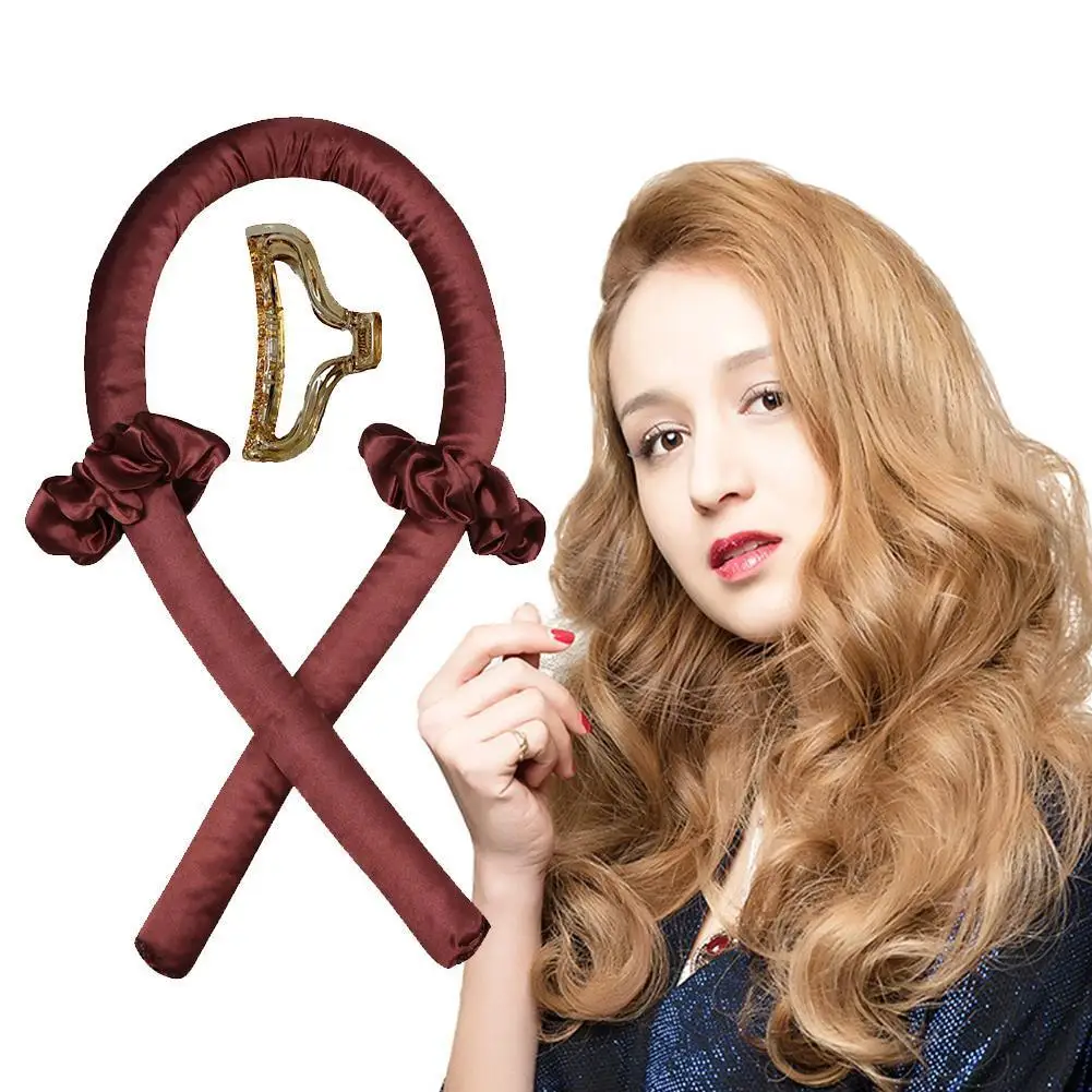 

Hair Curler Heatless Hair Curling Tape Curling Rod Headband Curls Silk Ribbon Lazy Curler Hair Rollers Women Hair Styling Tools