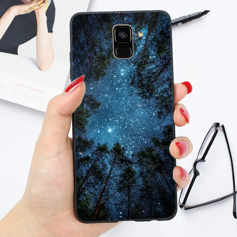 oo16 Мягкий для samsung J6 плюс чехол Глянцевая блестящая для samsung Galaxy J4 Plus J3 J5 J7 чехол Coque - Цвет: oo16