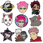 PF050 фигурки аниме Dongmanli, эмалированные броши, для женщин и мужчин, Значки для рюкзака, сумки, ювелирное украшение в виде лацкана, детские подарки для друзей