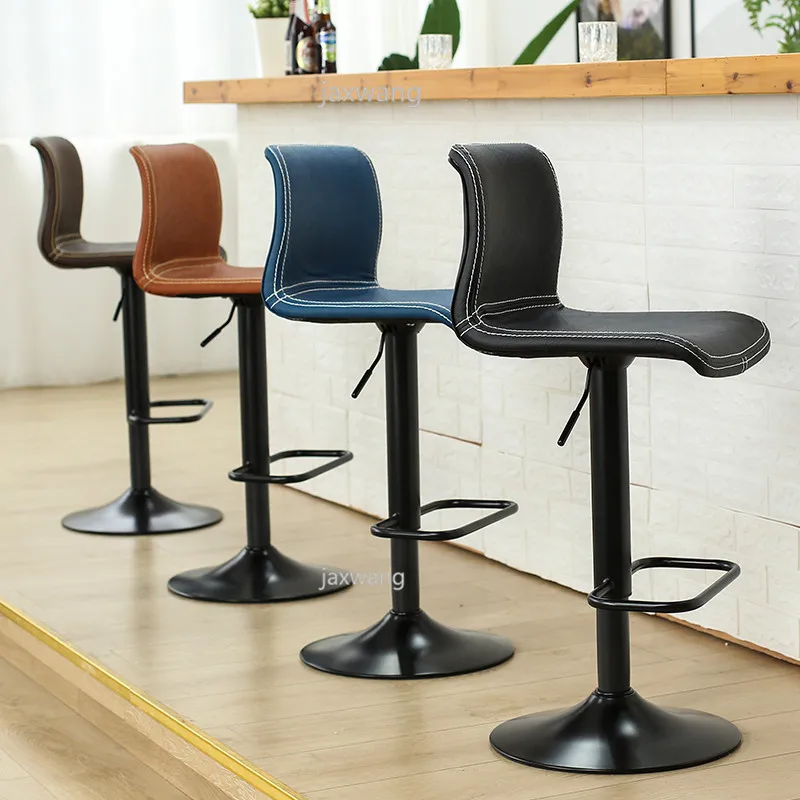 Барный стул высокий для дома бара подъем табурет современный минималистский