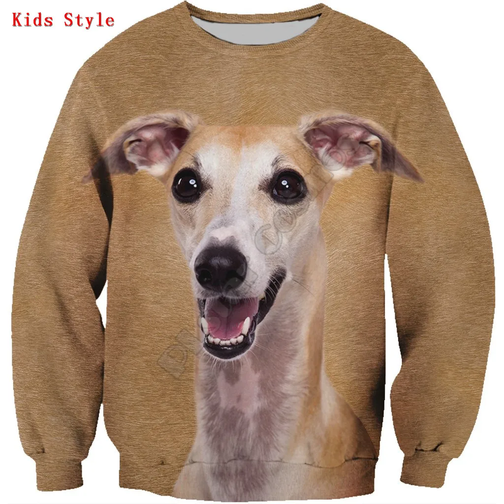 West Highland White Terrier 3d printed Hoodies Pullover Boy For Girl Long Sleeve Shirts Kids Funny Animal Sweatshirt