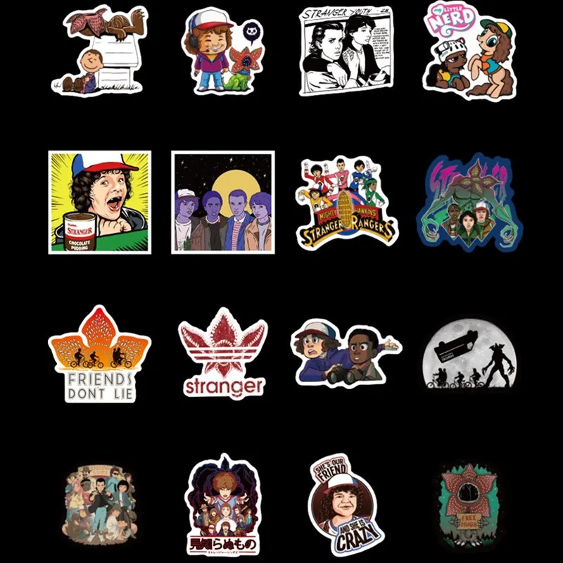 50 шт в наборе очень странные дела наклейки для элементы стайлинга ноутбука и