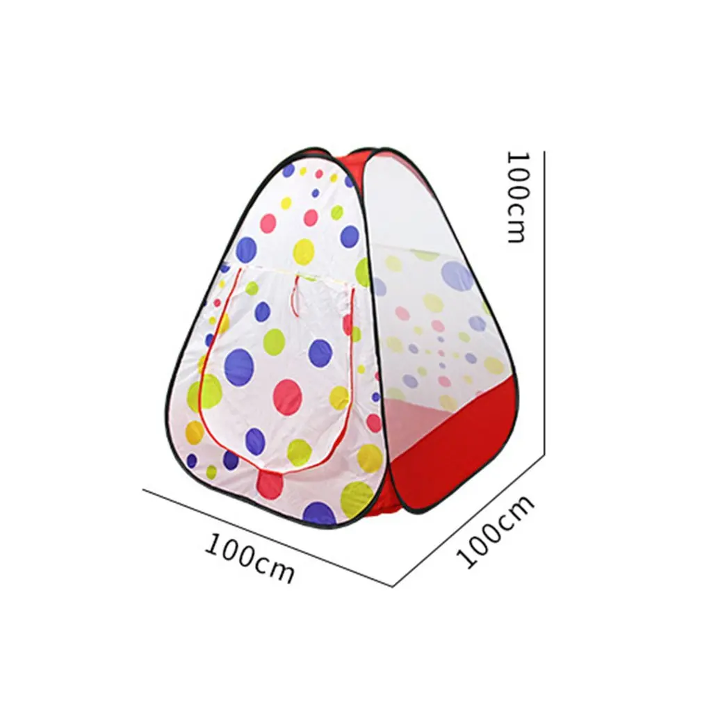 Треугольная форма складной Крытый Открытый играющие дети палатка Забавные Дети