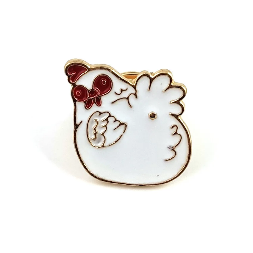 

Shiba Inu Cute Little Animal Girl Heart Brooch Summershop Pig Brooch Panda Fox Cat Badge Lady Pin