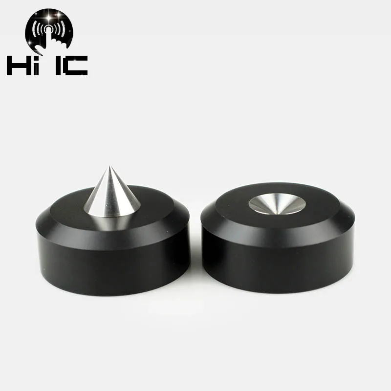 

4 Pcs HIFI Audio Speaker Spikes Black Crystal Steel Speakers Repair Parts Foot Pad Anti-shock Shock Absorber Isolation Nail