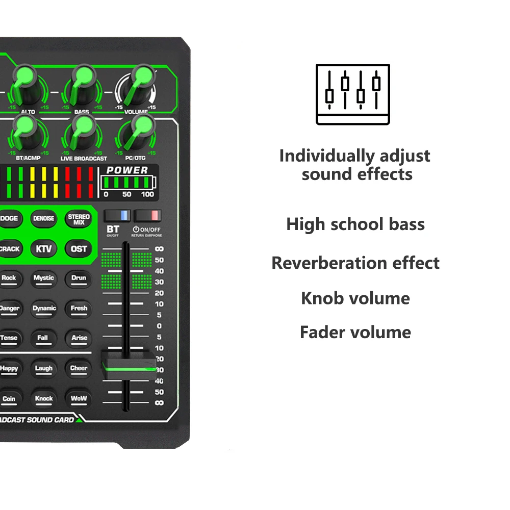 Новая телефонная звуковая карта аудиомикрофон внешняя Bluetooth перезаряжаемый