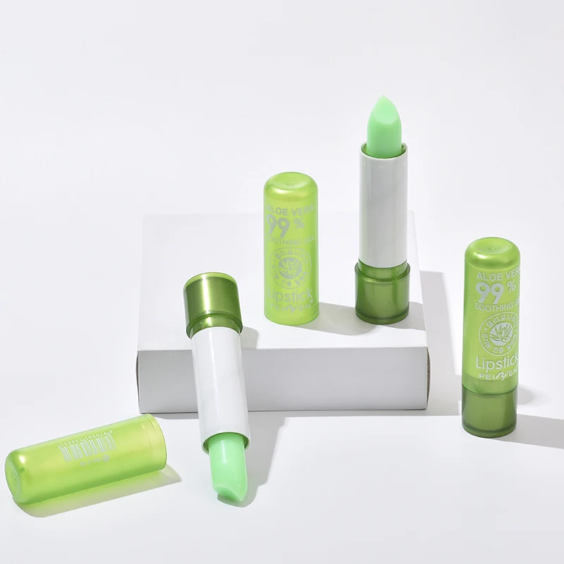 99% Успокаивающая губная помада гель меняющий цвет бальзам для губ стойкий