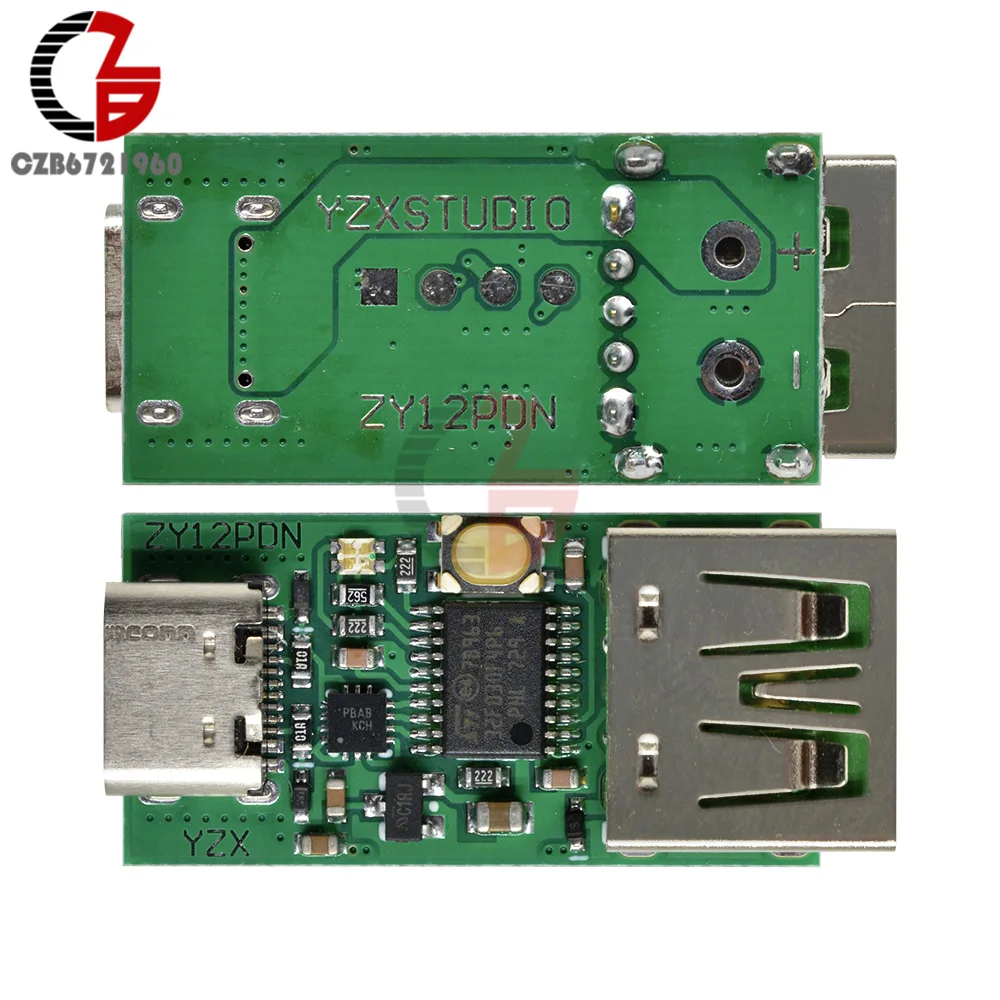 Модуль регулятора питания для ноутбука 100 Вт PD3.0 PD2.0 DC с детектором быстрой