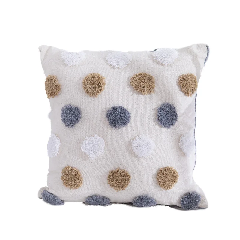 

Moroccan Style Cushion Cover Nordic Tufted Pillowcases 45x45cm/30x50cm Cotton Waist Pillow Cover Sofa Aesthetic Room Decoration