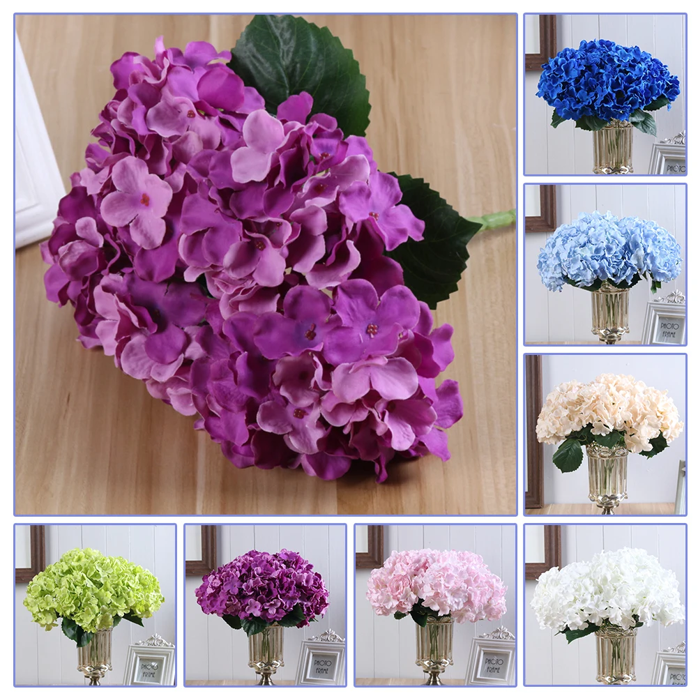 Красивый и стильный внешний вид искусственный цветок для украшения 5 головок