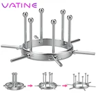 Анальная игрушка VATINE анальный расширитель, металлическая Анальная пробка, секс-игрушки для мужчин, Женский вагинальный расширитель