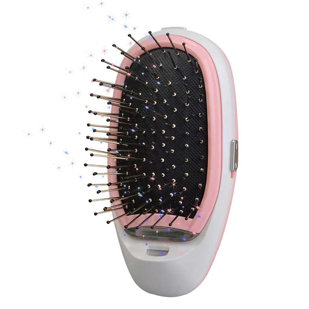 

Brush Anti Static Hair Portable Massage Comb Electric Straight Negative Ion Care Minimize Thermal Damage Eliminate Dandruff