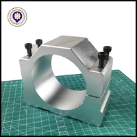 80mm spindle clamp mounting bracket with 4 screws used for 0 8kw 1 5kw or 2 2kw spindle cnc milling machine order by motor size