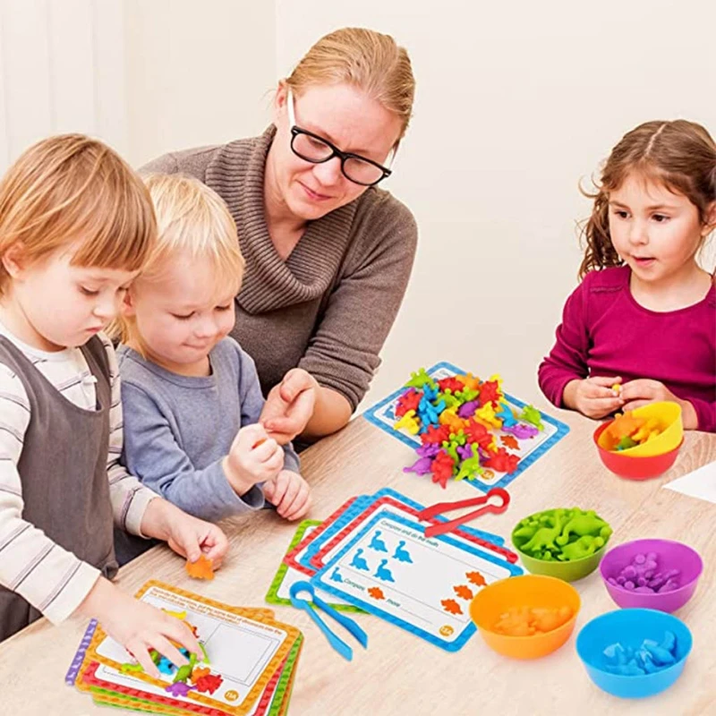 

Kids Brain Training Supplies Table Play Toys Multifunctional Poker Game Portable Educational Toys 85DE