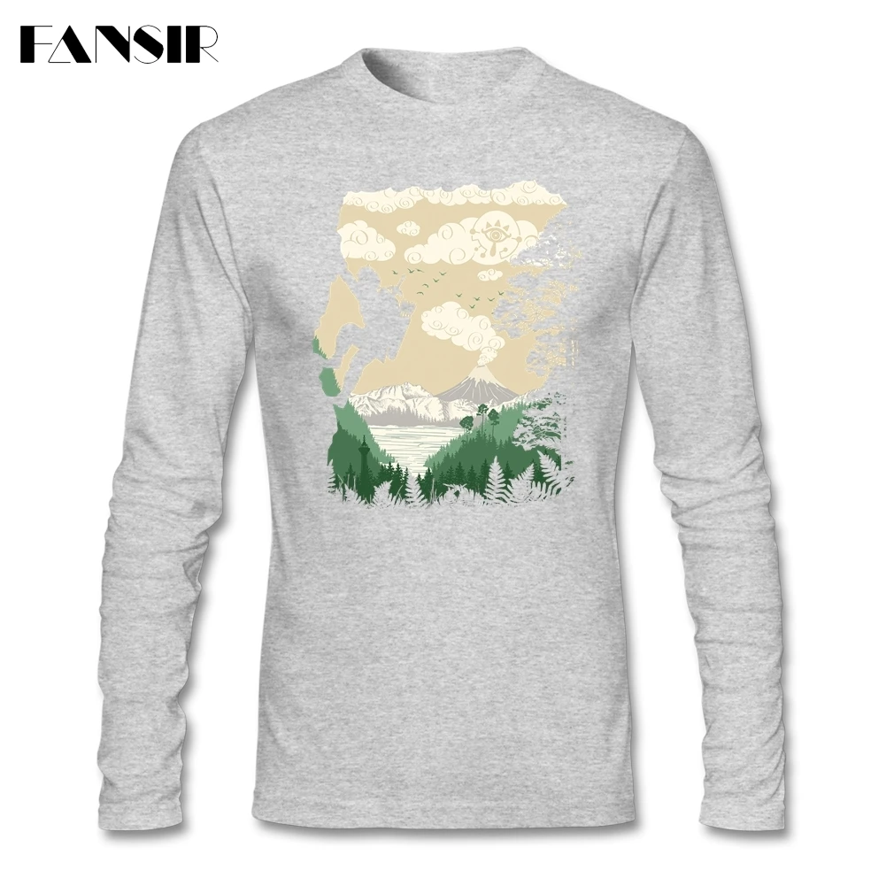 Одежда высшего качества дыхание футболки для приключений Для мужчин с длинным