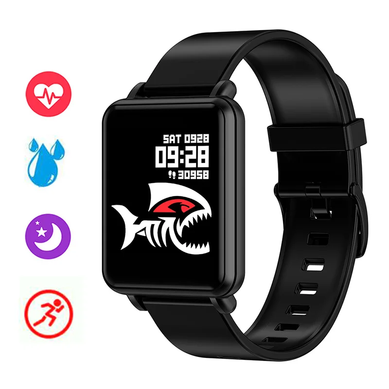 

Смарт-часы ламинированные дисплей полный сенсорный фитнес-трекер Push message IP68 Водонепроницаемый для iphone и Android телефон