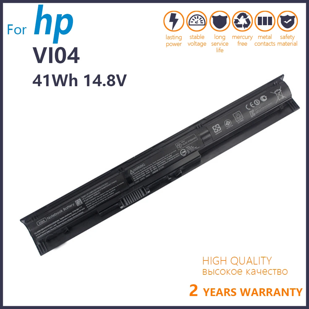 Genuine New VI04 VIO4 Laptop Battery For HP ProBook 440/450 G2 Series 756743-001 756745-001 756744-001 756478-421 14.8V 41WH