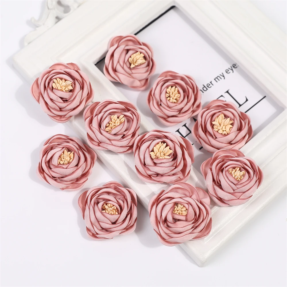 

Искусственные розы из микрофибры, 5 шт.