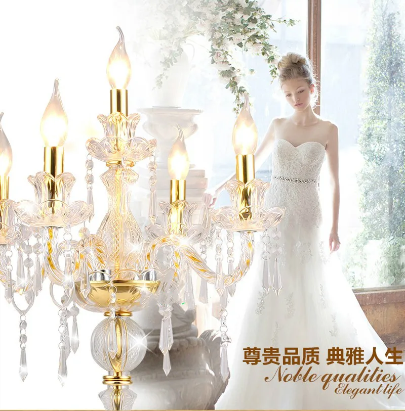 Современная светодиодная настольная лампа для украшения дома подсвечник