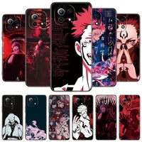 Anime Sukuna Jujutsu Kaisen Phone Case For Xiaomi Redmi POCO NFC 10T 11T K20 K40 Pro 11i Lite CiVi