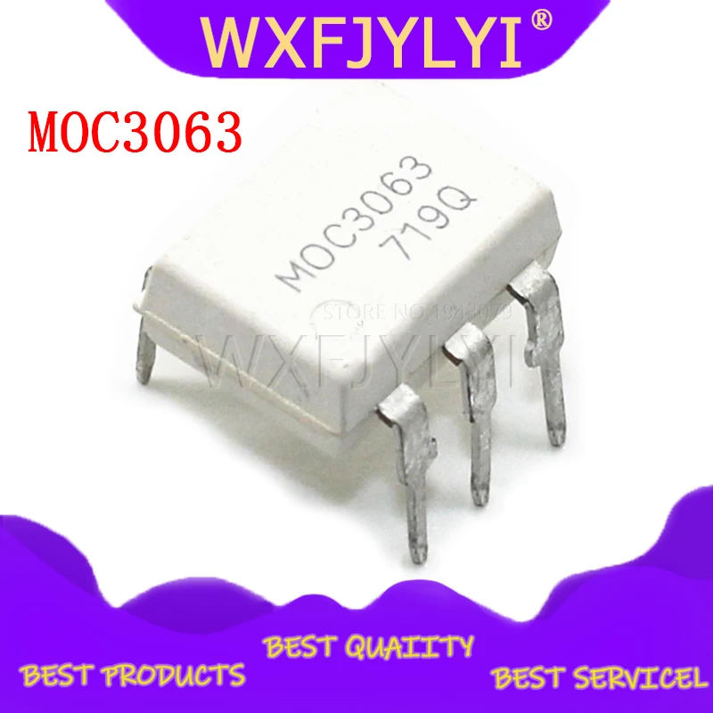 10 шт. MOC3063 DIP6 DIP-6 Новый и оригинальный IC | Электронные компоненты принадлежности