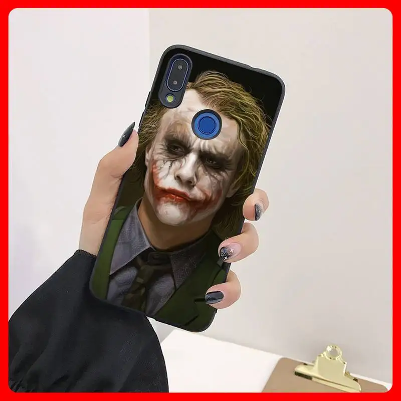 

Heath Ledger Joker Phone Case For Huawei Mate 9 1 2 2x 3 4 Pro Lite Fundas Cover