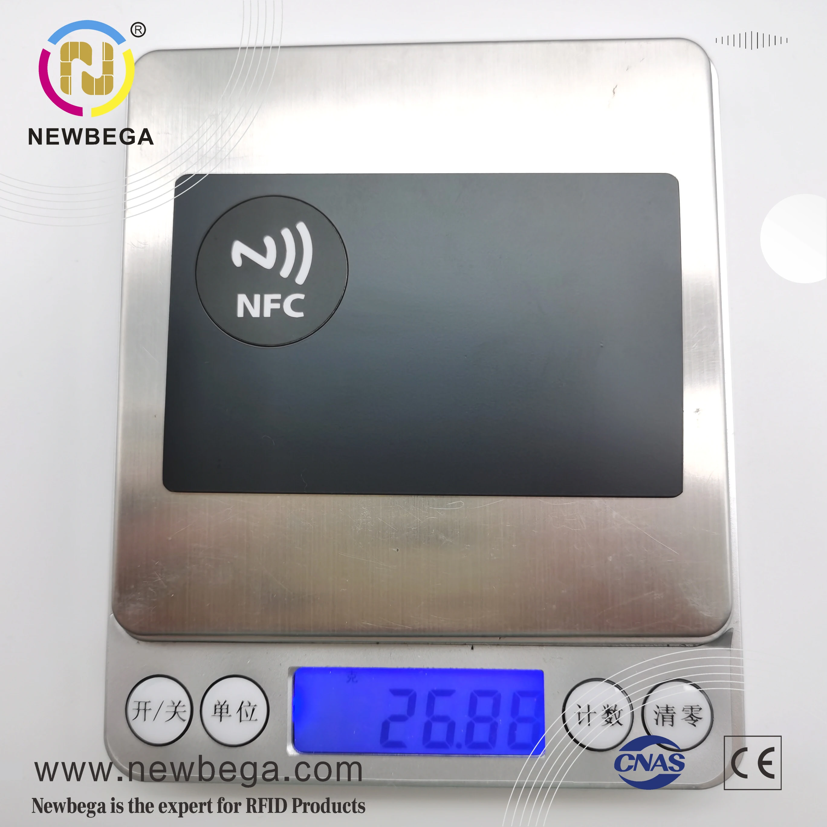Металлическая бесконтактная визитная карточка NFC подарочные карточки Ntag216 с