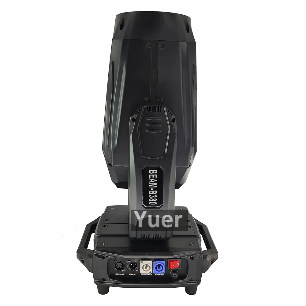 Kopen 8 Stks/partij 380W Beam Moving Head Licht DJ Disco Verlichting DMX512 18CH 3 Glas Patronen 16 Prisma Music Party Club Bar Stage Light