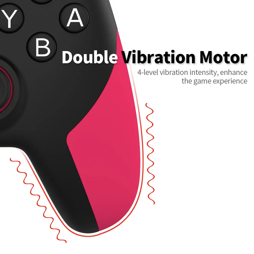 Фото Wireless Bluetooth Gamepad with Double Motor Vibration Function Gyroscope Compatible Switch/Switch Lite Host Электроника Wireless Bluetooth Gamepad with Double Motor Vibration Function Gyroscope Compatible Switch/Switch Lite Host Электроника