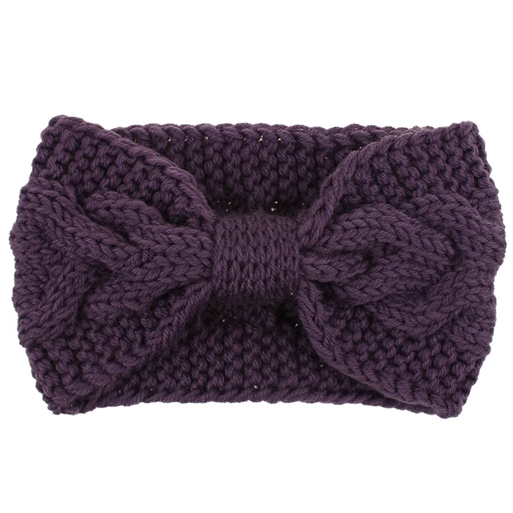 

Womail Fascia Capelli Hair Accessories Women Winter Keep Warm Knitting Headband Handmade Sport Hairband Wide Side Hair Band #
