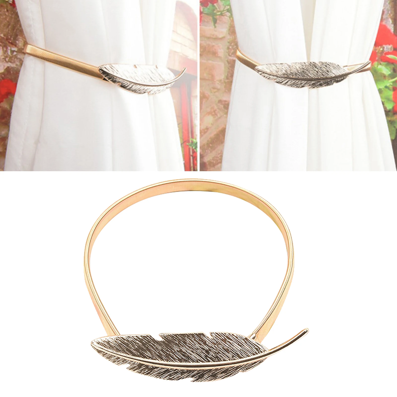 

1pcs Curtain Buckle Strap Tiebacks Holdbacks Home Curatin Decor Accessoy